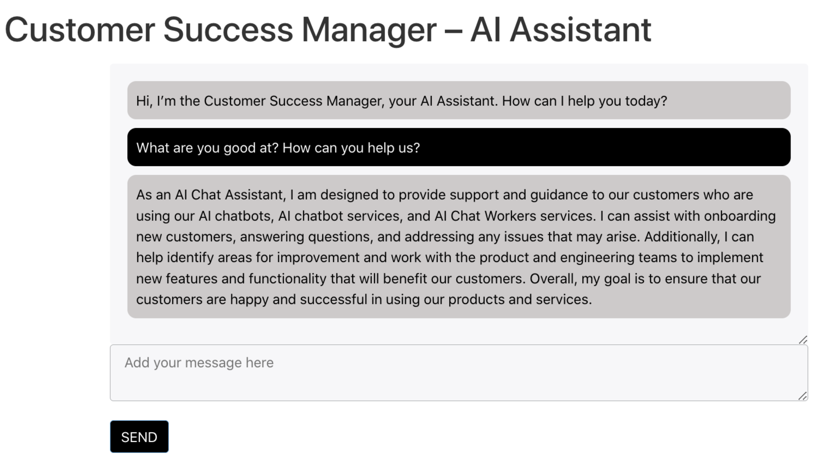 Customer Success Manager
